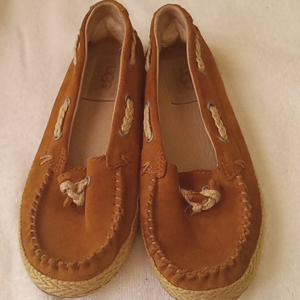 Ugg brown slip ons